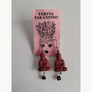 Tarina Tarantino Brick Colour Buddha Earrings